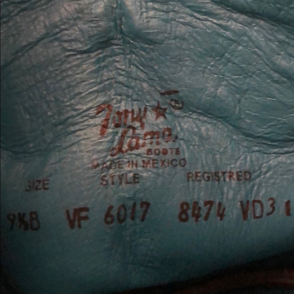 Authentic Tony Lama cowboy boots! - Picture 5 of 5